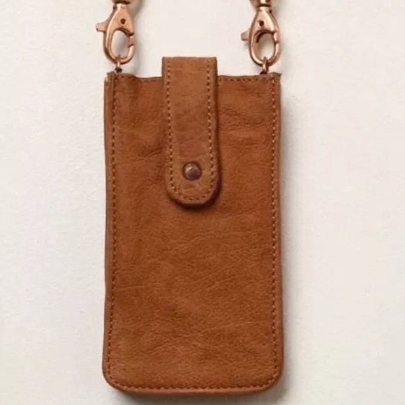 Red Free People Distressed Leather Festival Bag XS crossbody New w Store Tags - Picture 14 of 15